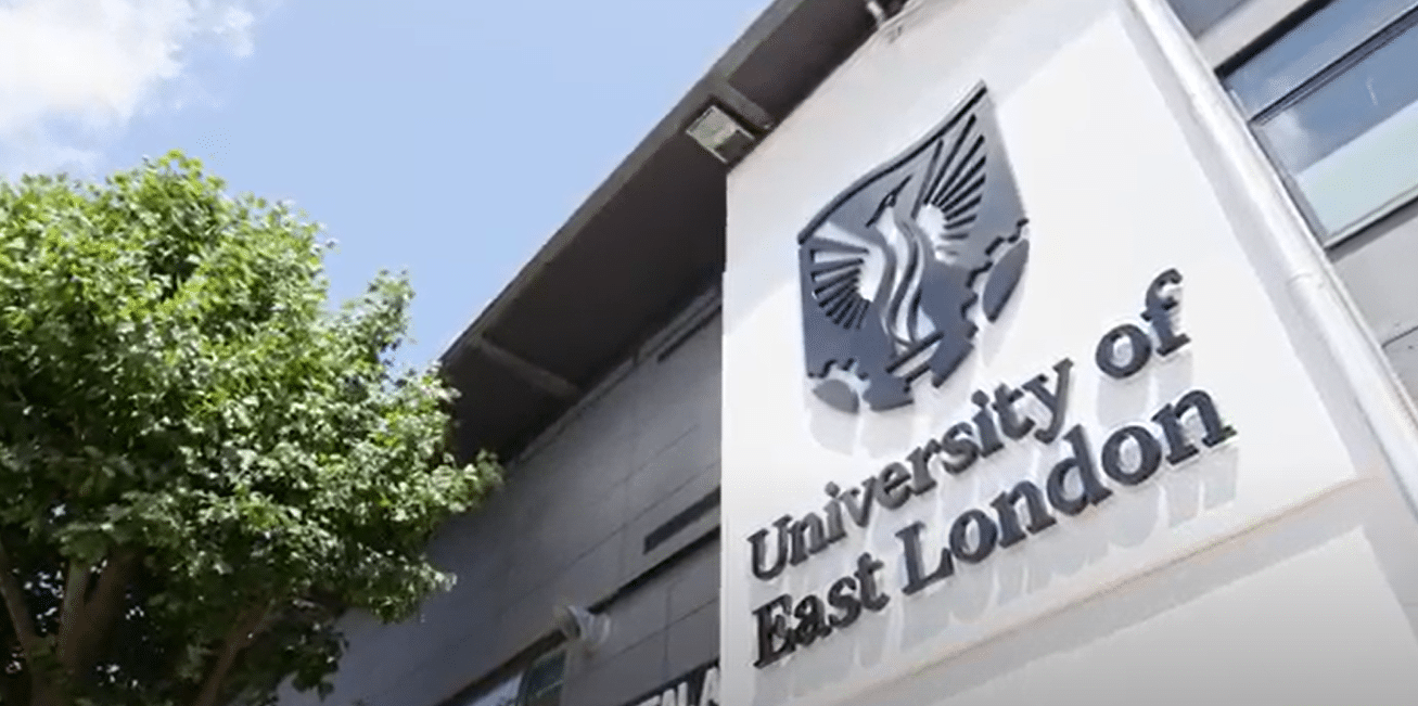University of East London campus building