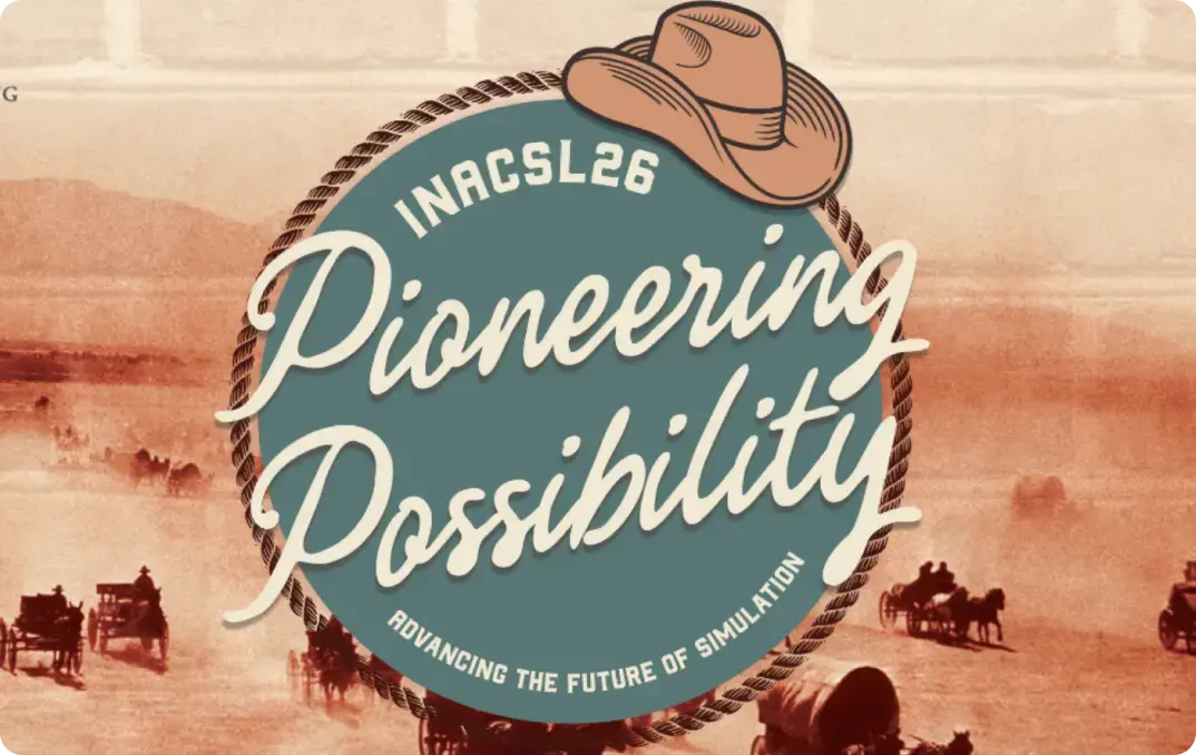 Historical 'Pioneering Possibility' branding for OMS VR medical training programs.