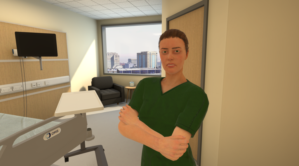 Deescalation VR scenario
